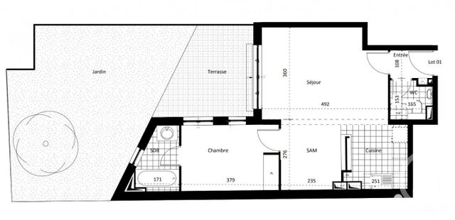 Appartement F2 à vendre - 2 pièces - 46.71 m2 - ASNIERES SUR SEINE - 92 - ILE-DE-FRANCE - Century 21 Halesia Immobilier